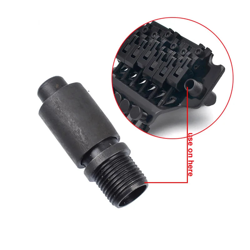 M9 Electric Guitar Tremolo Arm Socket Whammy Bar Jack for Tremolo Bridge System Thread Diameter 9MM