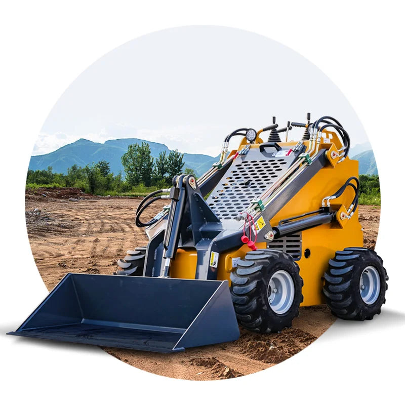 High Working Condition Skid Steer Loaders Wheel Backhoe Skid Steer Loader Crawler Tracked Skid Steer Loader Factory Price