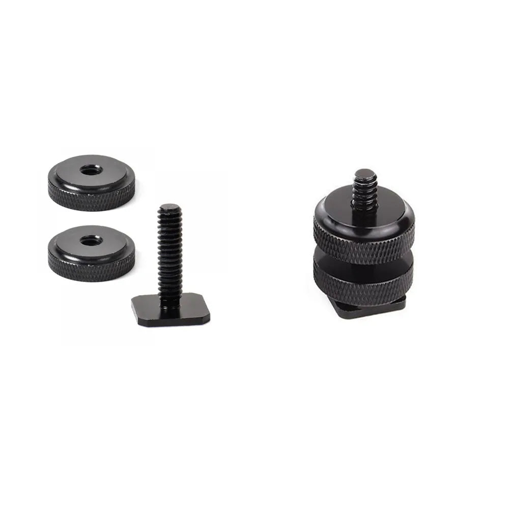 Custom Laptop Holder 1/4" Screw Tripod Stand Mount Dual Nuts Camera Mount Screw 1/4 20