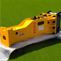 WAB680 Silence Hydraulic Hammer Rock Breaker CE Open Type 68mm Chisel for 5-8 Ton Excavator Skid Steer Loader Pump Engine MegaBDM