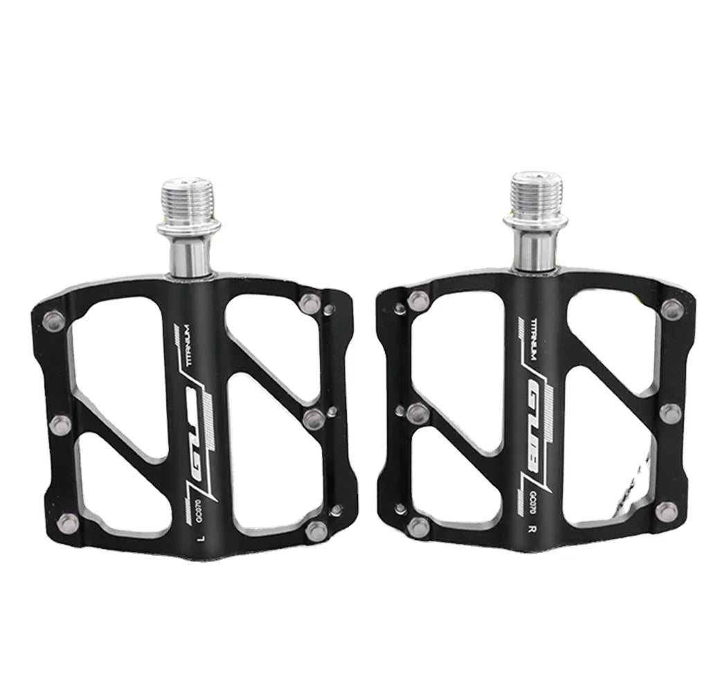 GUB GC-070-Ti Titanium Axle Strong Durable High Quality Ultralight Aluminum Alloy 3 Sealed Bearing Bicycle Pedal Bike Part