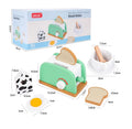 Cpc Ce Kitchen Set Toy New Design Pretend Home Play Set Toys Bread Maker Wooden Blue Other Pretend Play Preschool