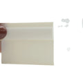 White extruded label strip PVC  cut plastic price label holders for supermarket shelf