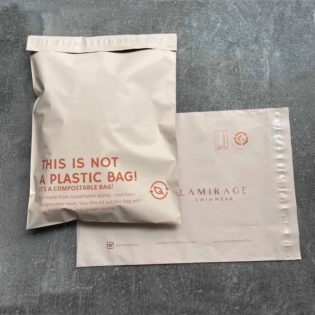 Low MOQ 100pcs Boutique Peach Poly Mail Bag Custom Logo Clothing Jewelry Swimsuit Hair Packaging Express Bag Shipping Bags