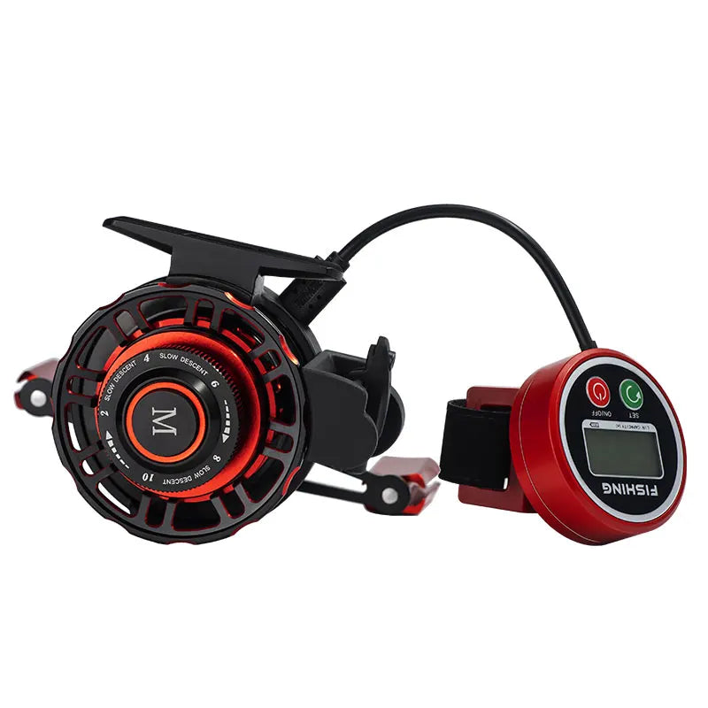 CHILENT Digital Display Fly Fishing Reel Raft Reel 3.6:1 Digital Display Electronic Reel Fishing Tackle Fishing Accessories
