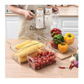 Idesign Crisp Bpa-Free Plastic Produce Storage Bin Fridge Organizer Set Electric Lunch Food Storage Boxes