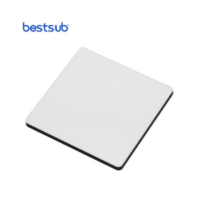 BestSub Custom Small Square Hardboard Bottle Opener 6*6*0.3cm Sublimation Blanks Modern Kids Magnet Sticker for Fridge Wholesale