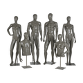 Boutique Shop Stand Manequins Muscle Man Woman Chrome Model FRQ Display Full Body  Fiberglass Mannequin Male Female for Suits