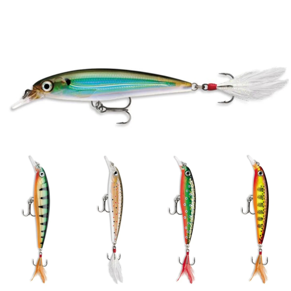 Top Right M216 80mm 7g Floating Minnow Lure Casting Bait for Bass Trout Fishing Jerkbait  Pesca
