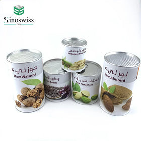 Factory Direct Custom Biodegradable Paper Can for Food & Jewelry Packaging Recycled Materials OEM Custom Sizes