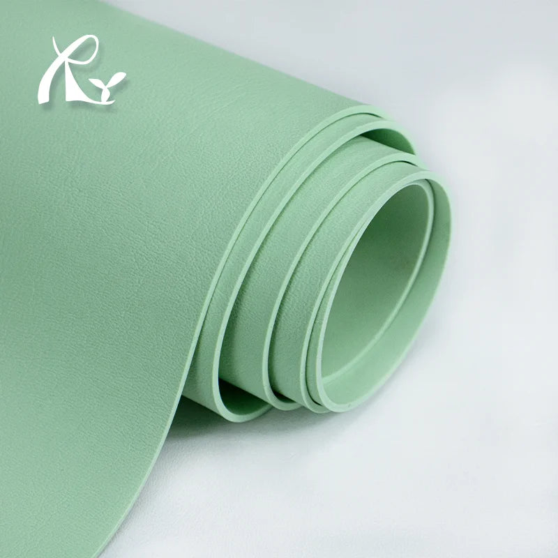 1.3mm Semi Silicone PVC Leather for Bags Table Mat Luggage Synthetic Leather Faux Leather Fabric