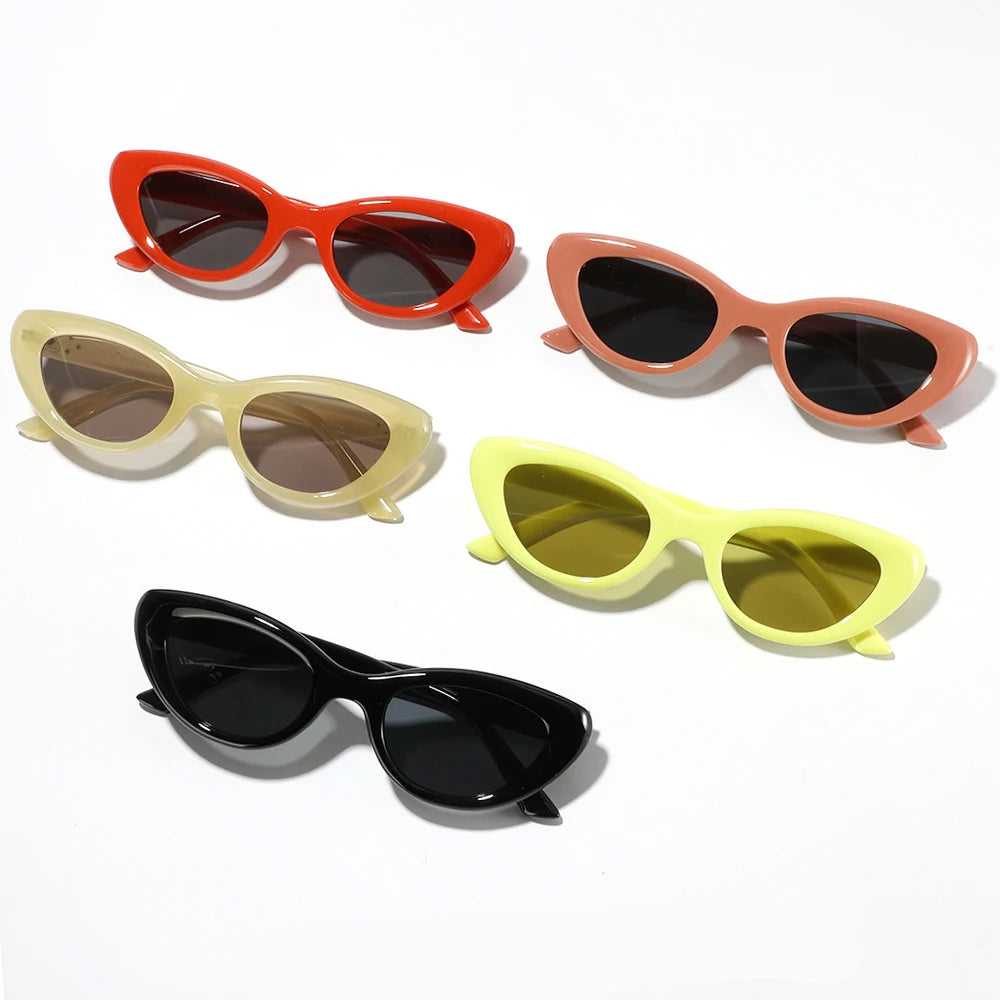 New Cat Eye Riveted Retro Sunglasses Retro Designer Women Custom Logo Wholesale Gafas De Sol Hombre Cat Eye Rivet Sunglasses