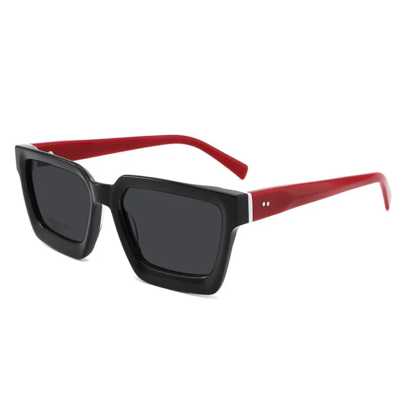 High End Sunglasses Men Square Glasses Frame Polarized Sunglasses Oversized Glasses Acetate Sunglasses 2025