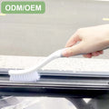Eco-Friendly Hard Bristle Multifunctional Cleaning Brush Plastic Handle Roller for Kitchen Use for Gap Cleaning Windows Glass
