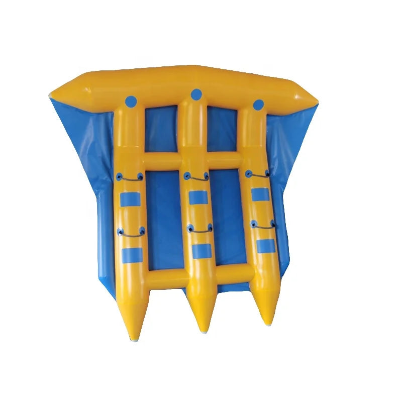 Inflatable Towable Yellow Fly Fish for Commercial Use Inflatable Flying Fish Water Park Sport Game Equipment