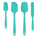 New Popular Non Stick Cookware Kitchen Spatulas 4pcs Silicone Baking Scraper Set for Cooking