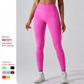 Wholesale Custom Logo Seamless Breathable Quick-Drying Sports Leggings Women Gym Running Fitness Peach Hip-Lifting Yoga Pants