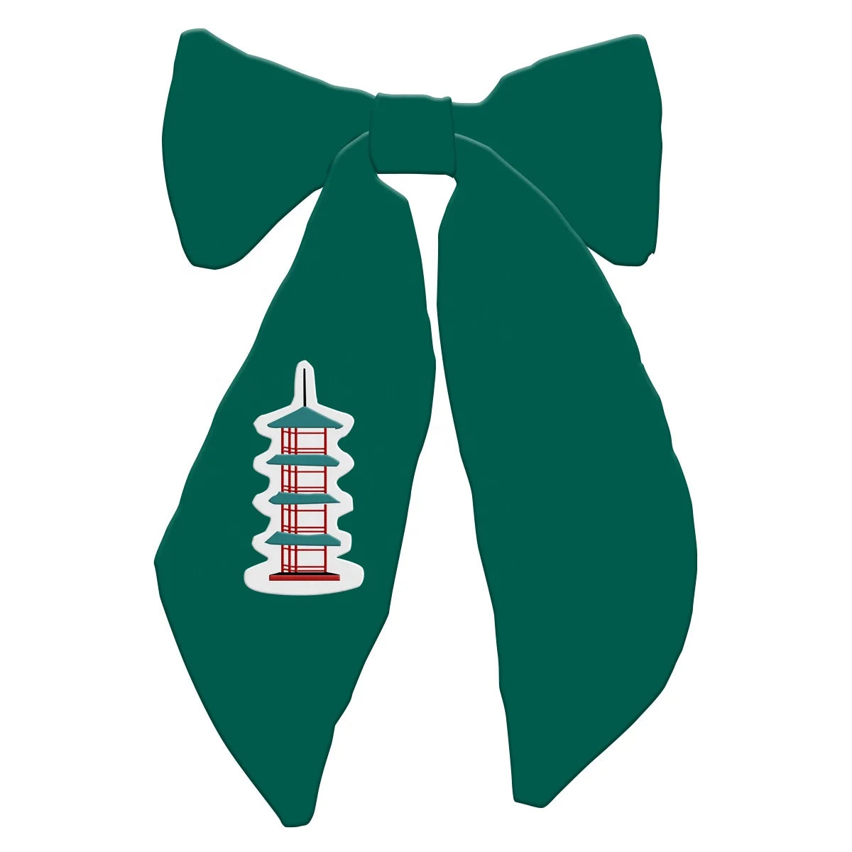 3D Logo Embroidered  Custom for Women Girls Accessories Bow Clips Hair Accessories