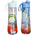 Drink Bottle Wholesale Durable Motivation Sports Custom 700ML PC Shaker Plastic Bottles for Kids School Camping Eco-Friendly