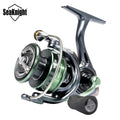 Seaknight 2000-5000 Durable 6-8kg 5.2:1 Ratio 9+1BB Spinning Fishing Reel Right & Left Hand for River Lake Stream Alloy Metal