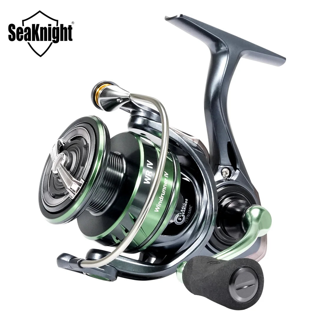 Seaknight 2000-5000 Durable 6-8kg 5.2:1 Ratio 9+1BB Spinning Fishing Reel Right & Left Hand for River Lake Stream Alloy Metal