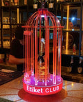 FULL COLOR LED CAGE for CHAMPAGNE CUSTOMIZED LOGO