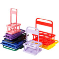Portable Plastic Foldable Six Pack Bottle Carrier for Beer Beverage Baskets 2 Bottle Wine Carrier