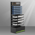 Peg Board Display Rack Retail Store Display Rack Metal Material Display Rack Keychain Display Store Shelves Customized