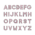 1pc A-Z 8mm Pink Full Rhinestone Slide Letters for Bracelet Making Alphabet DIY Wristband Pet Collar Keychain Jewelry Women Gift