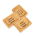 Salt Soap Rack Bamboo Soap Dish Bamboo Soap Tray for Bathroom
