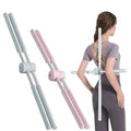 CW YGT002 Kids Yoga Stick Posture Corrector with NBR+Steel+PP Material 81cm/75cm Size for Hunchback Correction