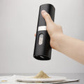 Modern Battery Automatic Mill Gravity Black Electric Kitchen Spice Salt and Pepper Grinder