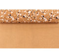INFOCORK 45*30CM Black Stones Cork Fabric PU Synthetic Leather Sheet for Construction Material | Durable & Waterproof