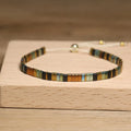 Elegant Vintage Tila Bracelet High Quality Handmade Flat Boho Miyuki Beaded Fashion Adjustable for Vacation New Trendy Style