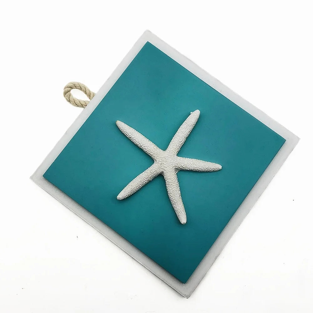 Mediterranean Style Starfish Wooden Home Wall Decoration for Souvenirs & Gifts