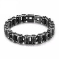 Wholesale Man Bracelet Stainless Steel Jewelry Man Punk Jewelry Retro Black Bike Bicycle Bracelet Gift For Husband