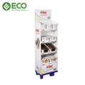 Hot Selling Modern Foldable Rotating Portable Cardboard Candy & Chocolate Display Stand with LED Light Eco-Friendly