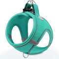 No Pull Soft Mesh Nylon Rubber Polyester Leather Solid Reflective Adjustable Dog Vest Harness and Leash Set for Walking