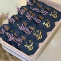 Custom Logo Mini Leather Fragrance Bottle Case PU Leather Money Clip Pocket Pouch Simple Perfume Bottle case for Giveaway Gift