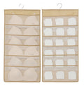 Hot Sale Luxury Washable 24 Mesh Foldable Underwear Organizer Sock Underwear OXford Dividers Wardrobe Hanging Organizer