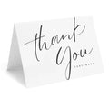 Wholesale Custom Thank You Cards with Folding Design Personalized Logo and Various Size Options for Small Business Orders