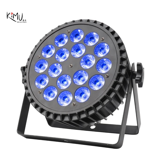 Best Sell Flat Aluminium 18pcs*10W RGBW Led Stage Par Light Wedding Party Dj