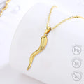 Merryshine Good Luck protection Amulet Jewelry Gold Plated Jewelry Fashion Buffalo Italian Horn Jewelry Necklace