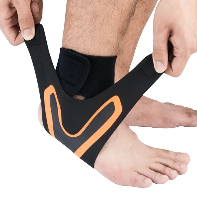 Factory Price Adjustable Compression Ankle Brace Anti-slip Ankle Strap Support Professional Ankle Support