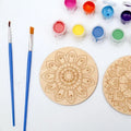 Wooden Mandalas Paint Kit Mandala Coaster DIY Project