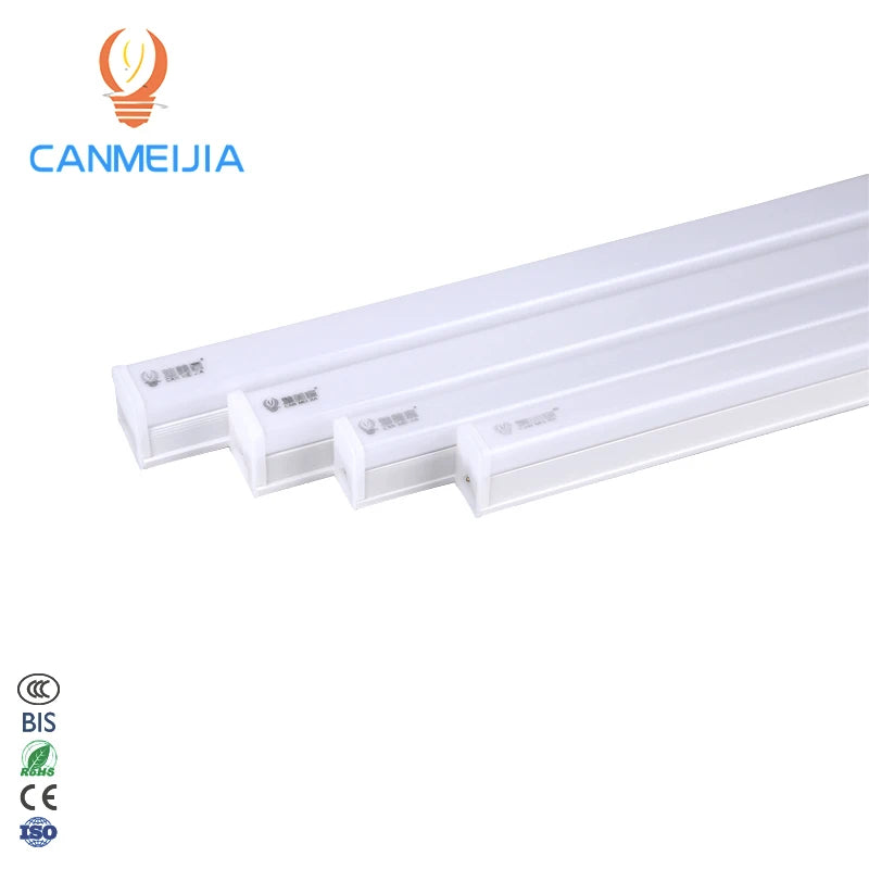 220V T5 Led Tube Gloss Tubes 2FT Lighting Bulbs Warm White Lighting Cold White 0.6m Led Tube Lightluz Led