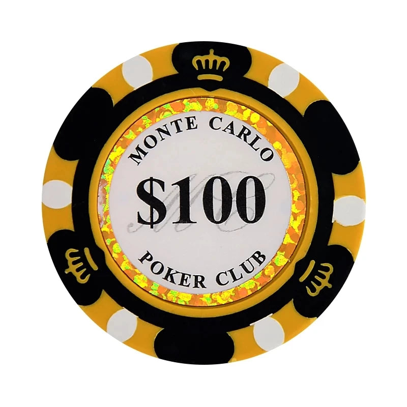 High Quality Custom Made Poker Chips Clay Monte Carlo Poker Casino Chips 40mm Manufacturing Poker Chips Wholesale in Stock