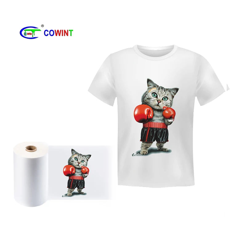 Cowint Factory Direct Sale Best Price PET Film A4 A3 Sizes Heat Transfer Printer Roll Hot Melt Powder for Clothing Application