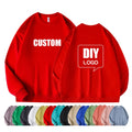 OEM Plain Custom Crewneck Sweatshirt 100% Cotton Pullover Oversized Sweatshirt Blank Unisex Men Hooded Sweatshirts