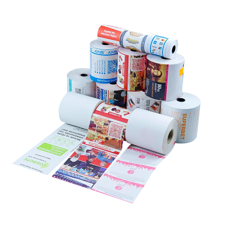 Top Selling 80mm 58mm 57mm Till Receipt Tape Printing POS Cash Register Thermal Paper Rolls MegaBDM